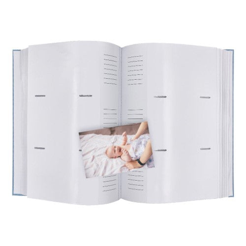 Plush Linen Black Slip-in Photo Album 300 Photos