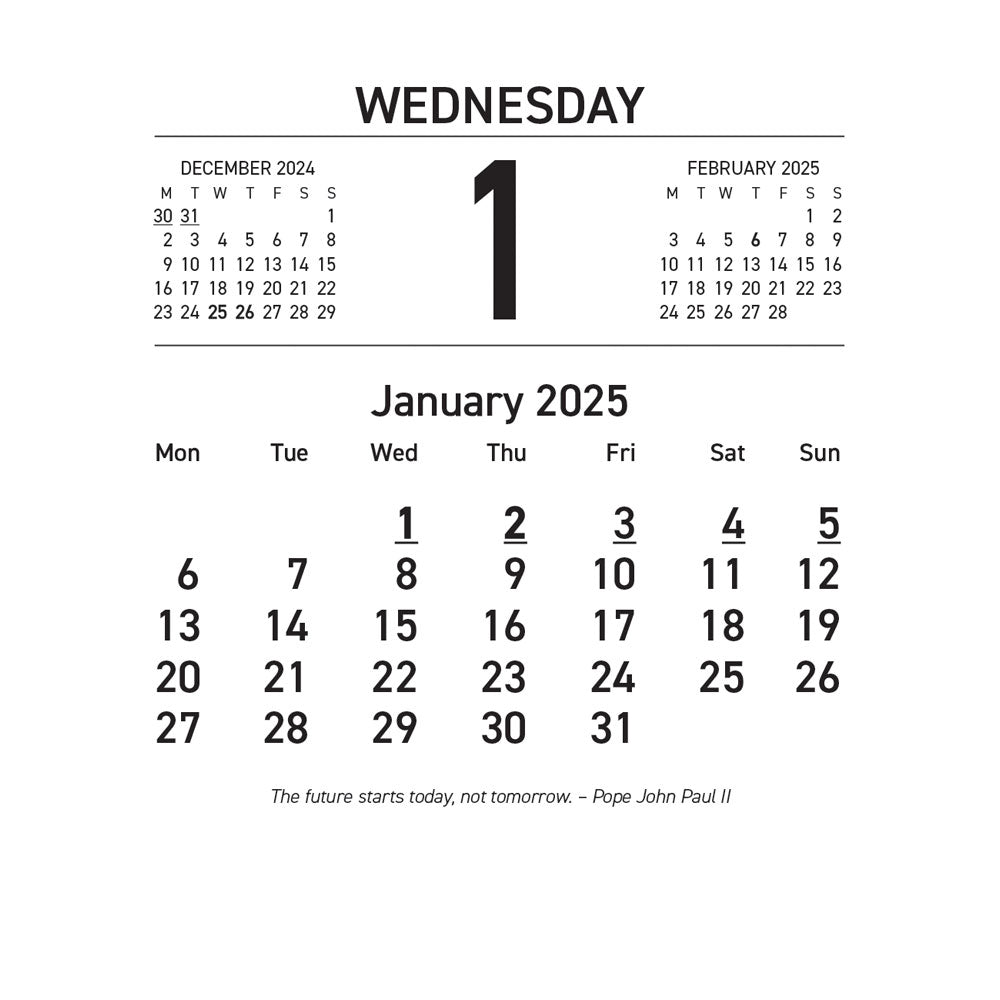 Collins Calendar Refill 13H Top Opening Odd Year