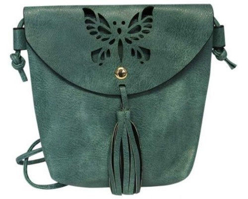 Shoulder Bag Butterfly Blue