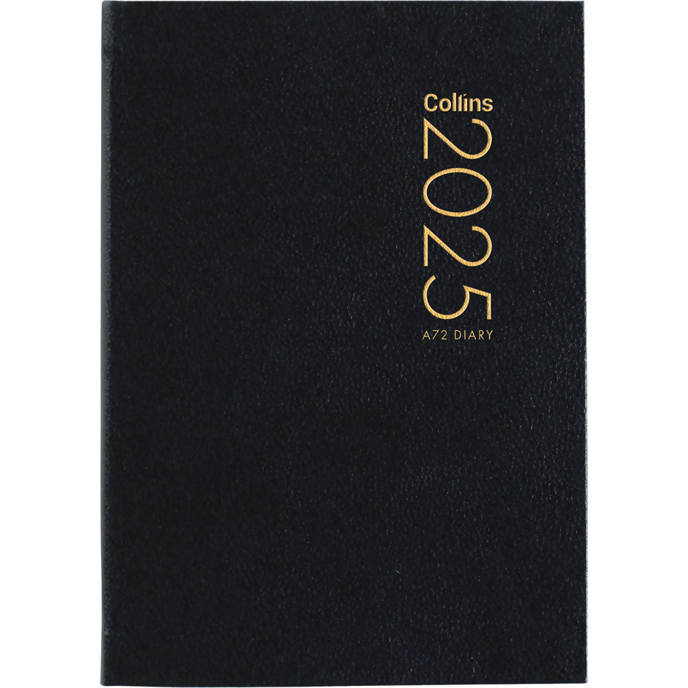Collins Diary A72 Black Odd Year
