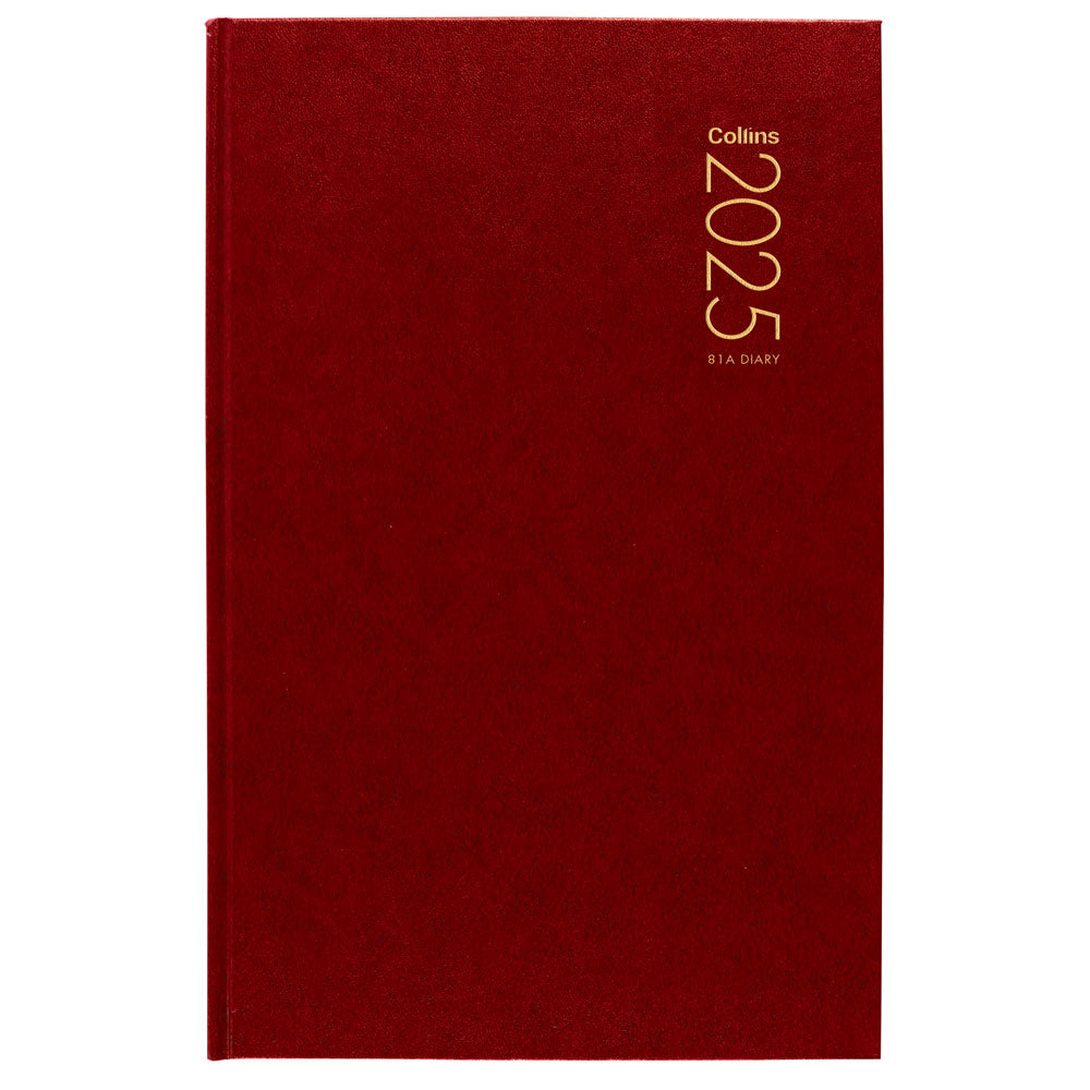 Collins Diary 81A Red Odd Year