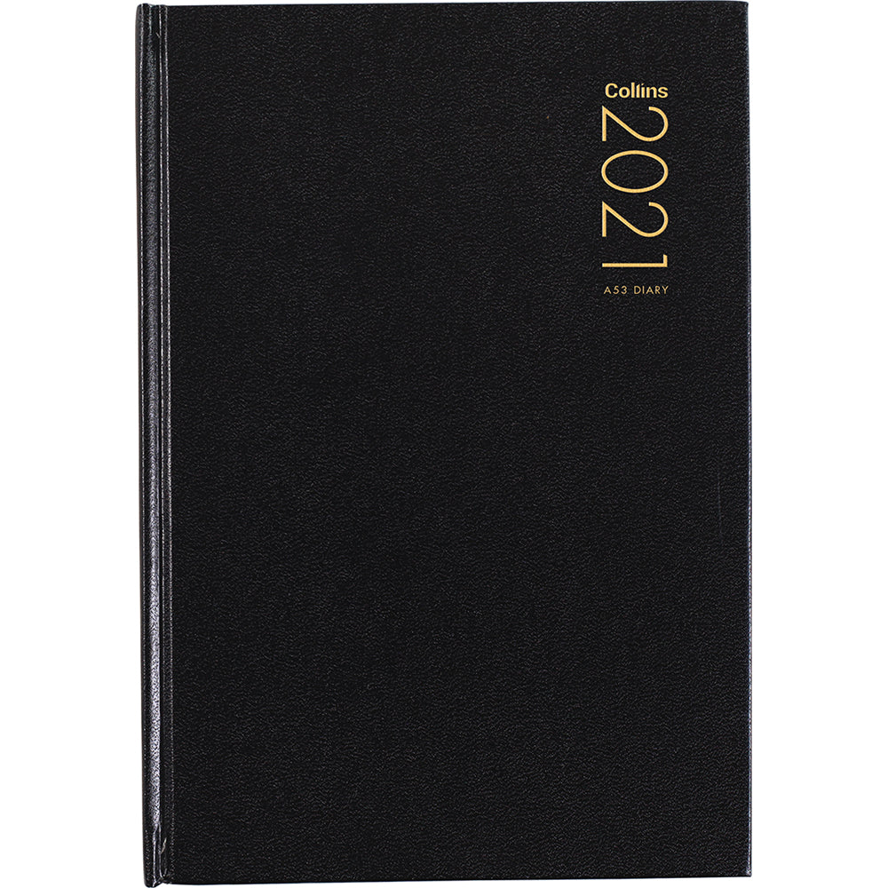 Collins Diary A53 Black Odd Year