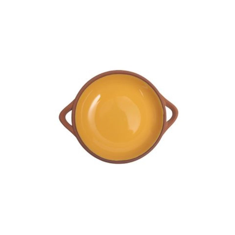 Dexam Sintra Glazed Terracotta Tapas Dish Small Ochre