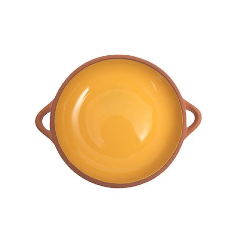 Dexam Sintra Glazed Terracotta Tapas Dish Large Ochre