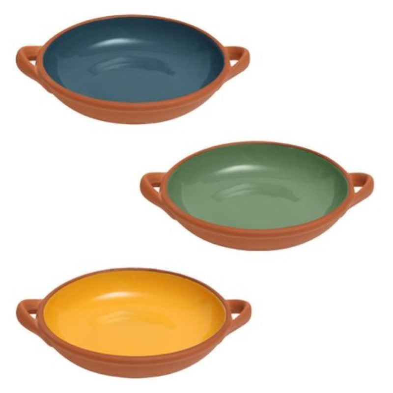 Dexam Sintra Glazed Terracotta Tapas Dish Large Ochre