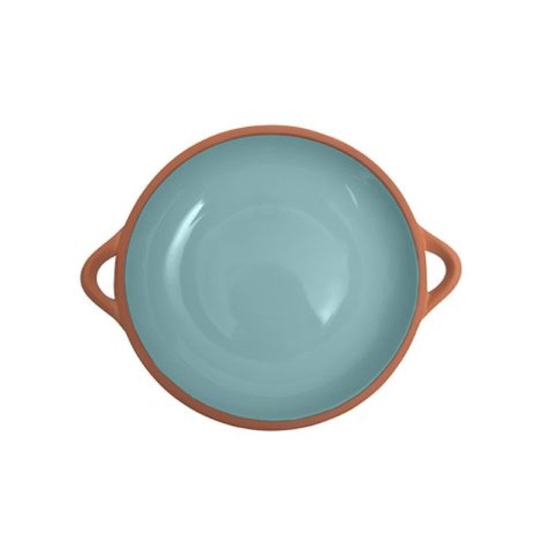 Dexam Sintra Glazed Terracotta Tapas Dish Large Duck Egg