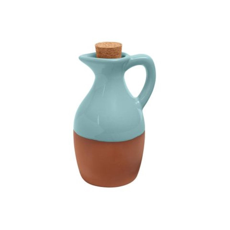 Dexam Sintra Glazed Terracotta Oil Drizzler Duck Egg