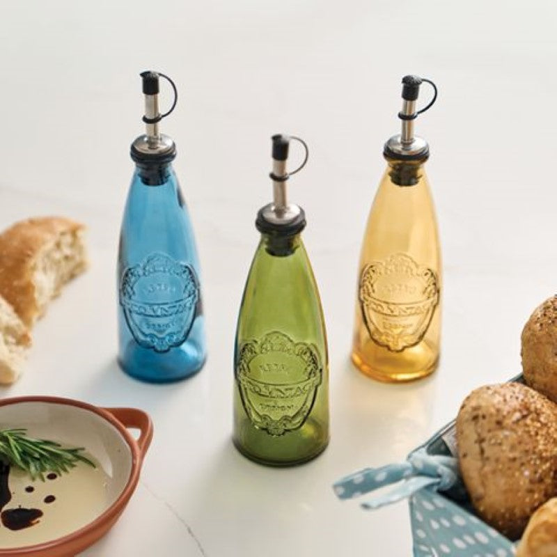 Dexam Sintra Recycled Glass Oil Drizzler Green