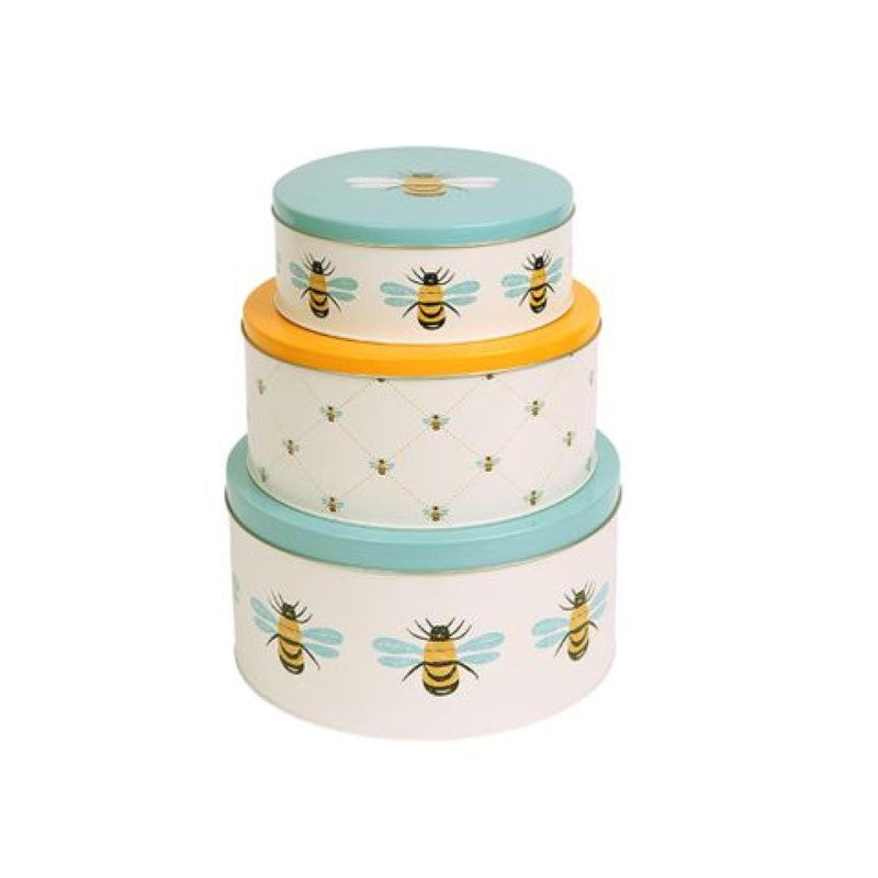 Dexam Bees Knees Set Of 3 Round Cake Tins