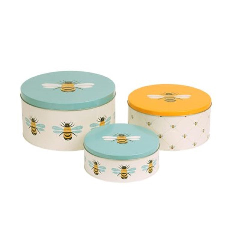Dexam Bees Knees Set Of 3 Round Cake Tins