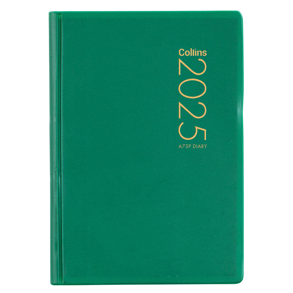 Collins Diary A73P Green Odd Year