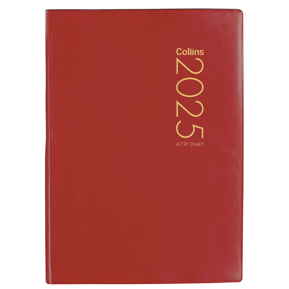 Collins Diary A73P Red Odd Year