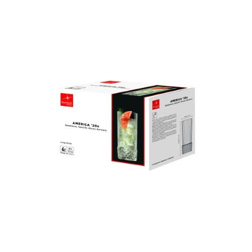 America 20's Hiball 400ml - Set 4 - Bormioli Rocco