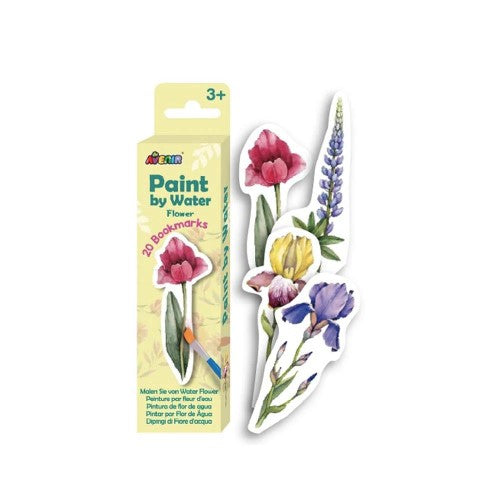 Paint by Water Set - Avenir Flower Bookmarks