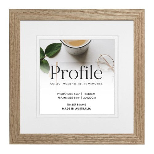 Elegant Deluxe Natural Oak Photo Frame - Type 4