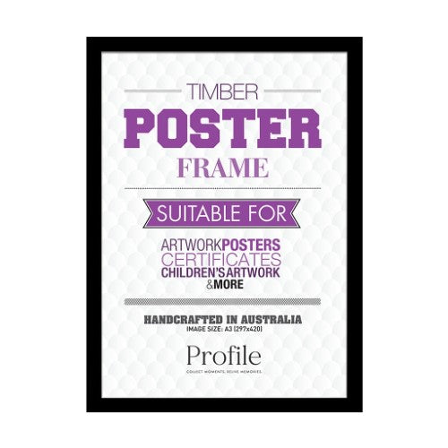 Decorator White A1 Box Picture Frame to suit A2 image