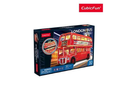 3D Puzzle - Cubic Fun London Bus