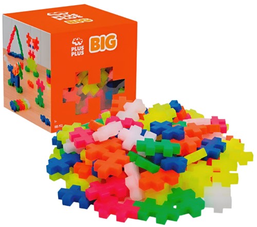 Puzzle - Plus Plus BIG Neon Mix (100pcs )