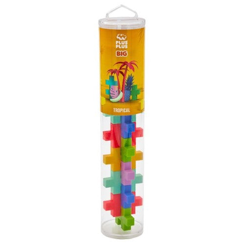 Puzzle - Plus Plus Big Tropical Mix - 15pc Tube