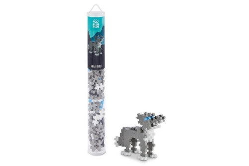 Puzzle - Plus Plus Wolf (100pc Tube)