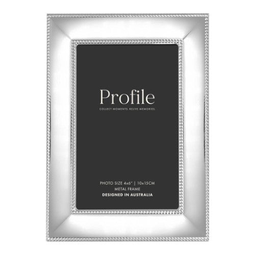 Bamboo Silver Metal Photo Frame