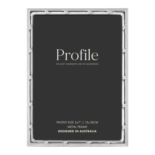 Bamboo Rose Gold Metal Photo Frame - 13 x 18cm