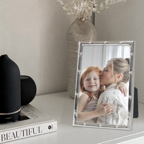 Bamboo Rose Gold Metal Photo Frame
