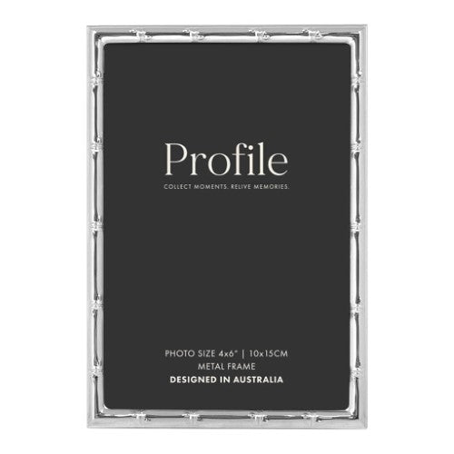 Bamboo Rose Gold Metal Photo Frame - 13 x 18cm