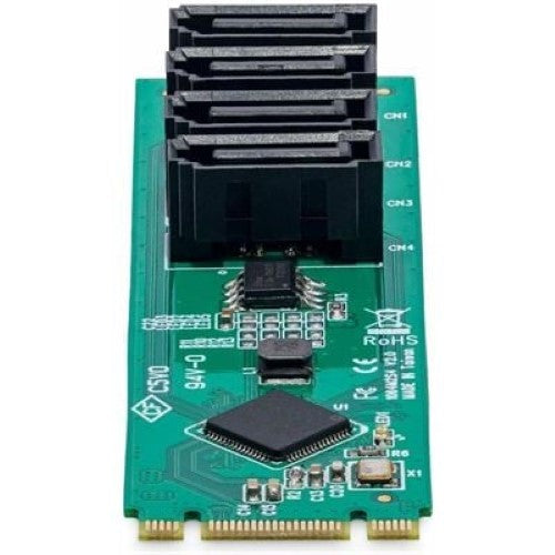 StarTech.com 4-Port M.2 to SATA Adapter Card (4P-SATA-M2-ADAPTER)
