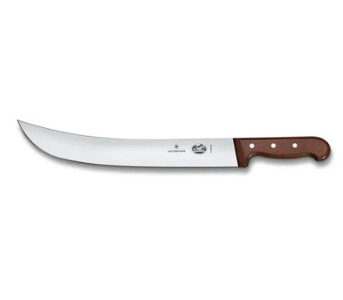 WOOD Cimeter Knife - VICTORINOX Curved Wide Blade (36cm)