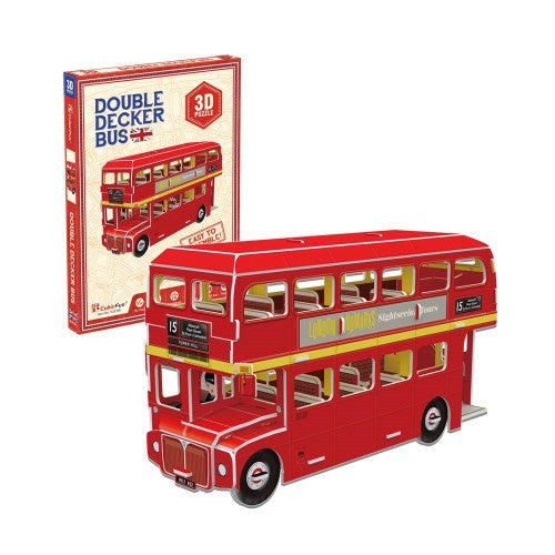 3D Puzzle - Cubic Fun Mini Double Decker Bus