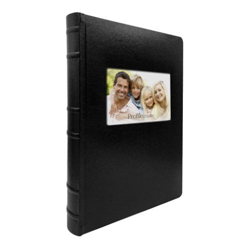 Prestige Brown Leather Slip-in Photo Album 200 Photos
