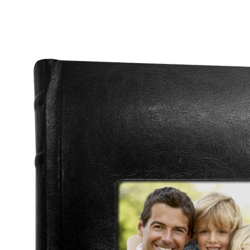 Prestige Brown Leather Slip-in Photo Album 200 Photos