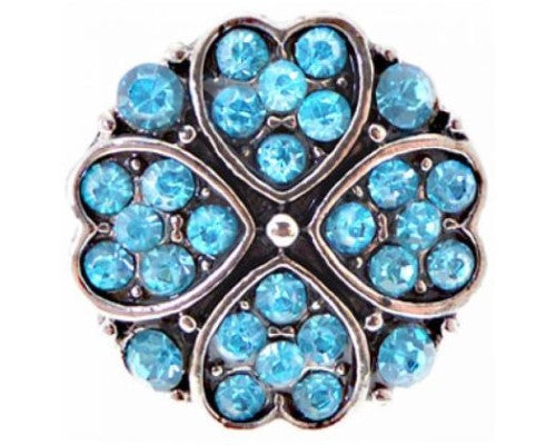 Snaps REDFOX - Snap-Four Hearts Blue Zircon