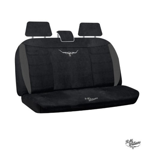 Velour Rear Seat Covers Black Size 06 Box - R.M.WILLIAMS
