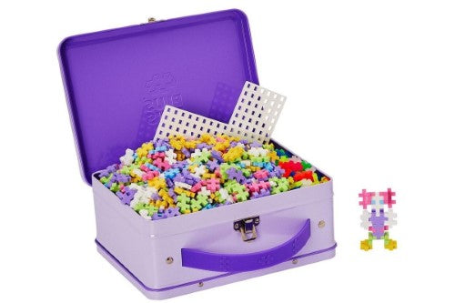Plus Plus Puzzle Suitcase - Pastel Metal (600pc)
