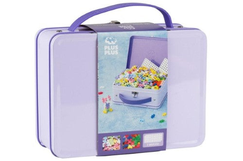 Plus Plus Puzzle Suitcase - Pastel Metal (600pc)