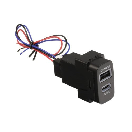 Usb-C Passthrough & Usb Charge Socket Mitsubishi 19.5mm X 36.5mm - AERPRO