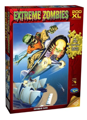 Jigsaw Puzzle - Extreme Zombies Skateboard Slayer (200 XL Piece)