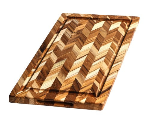 Rectangle Board - Teakhaus Herringbone Large (46 x 36 x 2.5cm)