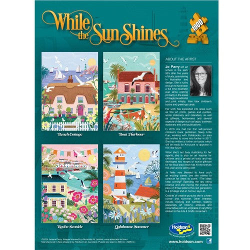 Jigsaw Puzzle - While the Sun Shines Beach Cottage (1000pcs)