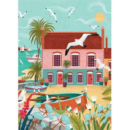 Jigsaw Puzzle - While the Sun Shines Boat Harbour (1000pcs)