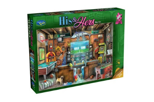 Jigsaw Puzzle - His & Hers Man Cave (1000pcs)
