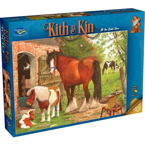Jigsaw Puzzle - Kith & Kin At the Stable Door (1000pcs)