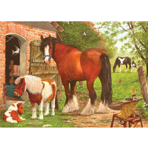 Jigsaw Puzzle - Kith & Kin At the Stable Door (1000pcs)