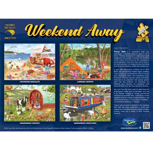Jigsaw Puzzle - Weekend Away Lakeside Camping (1000pcs)