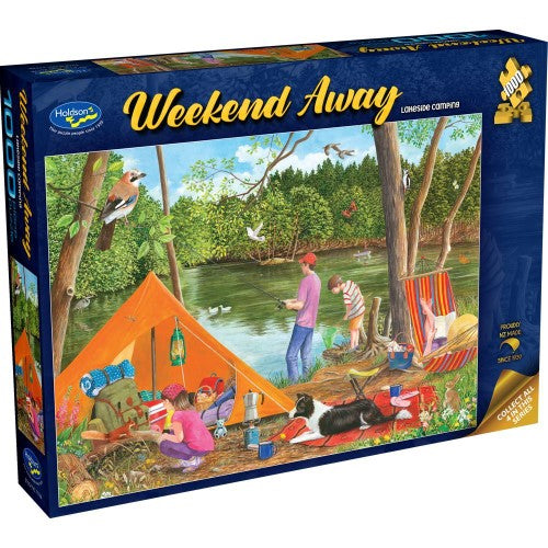 Jigsaw Puzzle - Weekend Away Lakeside Camping (1000pcs)