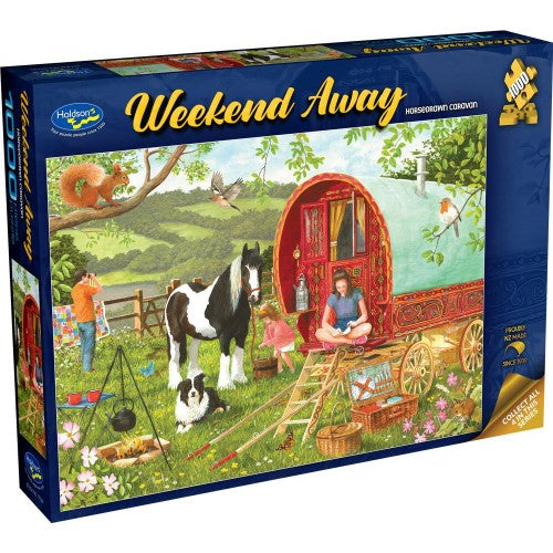 Jigsaw Puzzle - Weekend Away Horsedrawn Caravan (1000pcs)