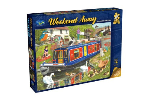 Jigsaw Puzzle - Weekend Away Narrowboat Adventures (1000pcs)