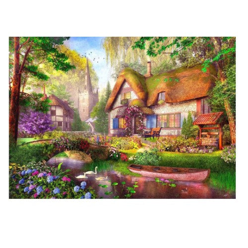 Jigsaw Puzzle - Cottage Charmers Series 2 The Woodland Cottage (1000pcs)